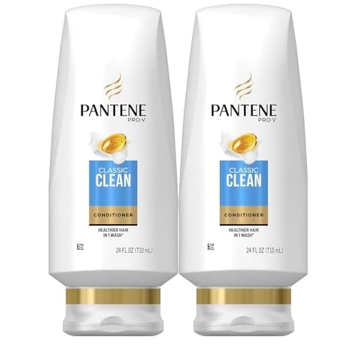 Pantene Classic Clean Conditioner, 24 fl oz, Twin Pack