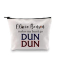 XYANFA Lawer Order Makeup Bag Tv Show Fans Gift Lover Cosmetic Bag Lawer Zipper Pouch Dun Dun (DUN DUN)