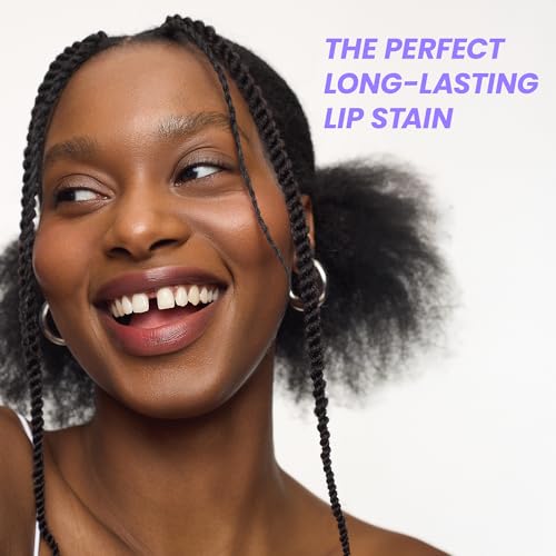 Wonderskin Wonder Blading All Day Lip Stain Peel Off Masque and Reveal Kit - Long Lasting, Waterproof Nude Lip Tint, Transfer Proof Natural Makeup Stain Kit (XOXO)