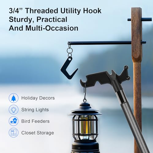 DOBEN 24FT Carbon Fiber Telescoping Christmas Light Hanging Pole – Lightweight & Durable
