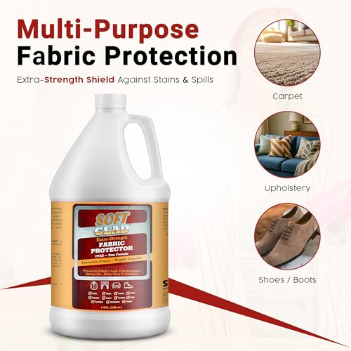 Extra Strength Fabric Protector Spray 128 Fl Oz Refill - Stain & Water Repellent