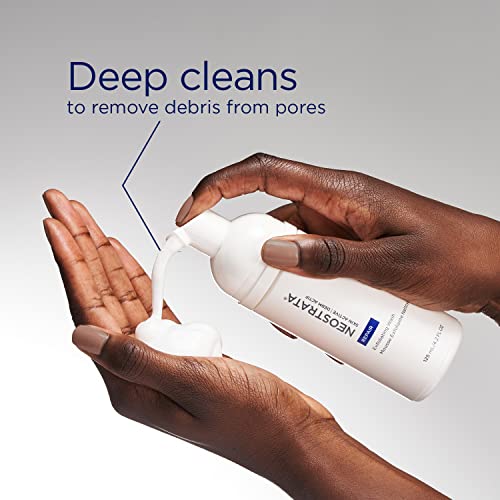 Exfoliating Facial Cleanser with Polyhydroxy Acids - Gentle Foaming Wash for All Skin Types, 4.2 fl oz