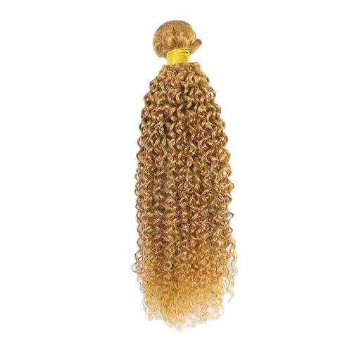Honey Blonde Jerry Curly Human Hair Bundle 24 Inch - Unprocessed Brazilian Virgin Hair