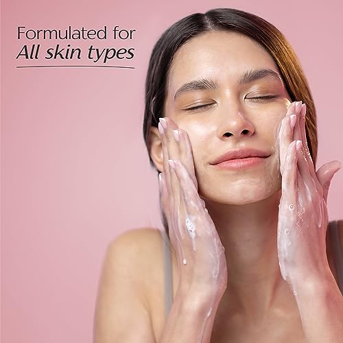 Alteya Organic Face Wash with Bulgarian Rose & Coconut Oil - USDA Certified, Gentle & Hydrating 8.5 Fl Oz