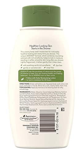 Aveeno Daily Moisturizing Body Wash for Sensitive Skin - Pack of 2