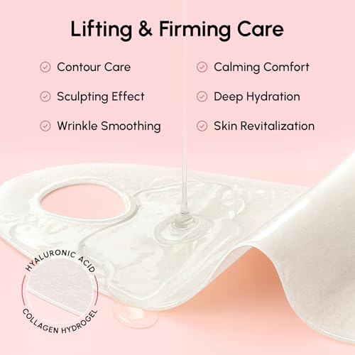 MAREE V Line Lifting Face Mask with Salmon DNA - 10 Pack, Collagen & Retinol