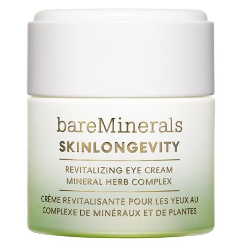 bareMinerals SkinLongevity Revitalizing Eye Cream with Mineral Herb Complex 0.5 oz