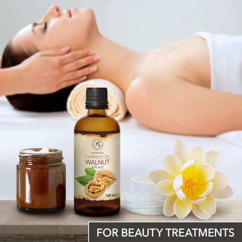 Walnut Oil 3.4 Fl Oz - Pure Face, Body, Hair & Nails Care - Pack of 1