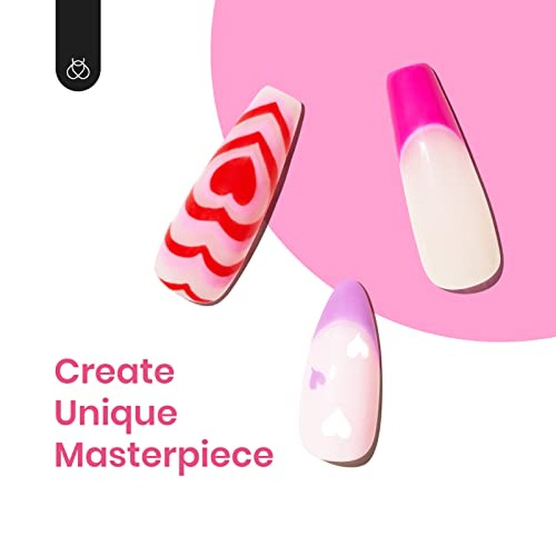 beetles Gel Polish Nail Set 20 Colors Dreamy Town Collection with Blooming Gel