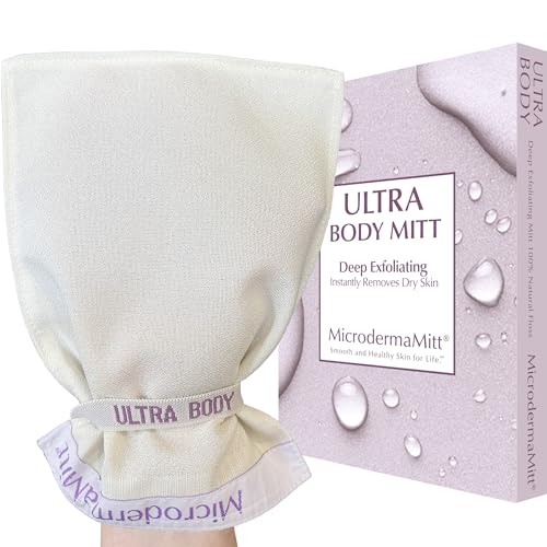 Ultra Body Mitt - Deep Exfoliating Turkish Kessa Glove for Smooth Skin & Ingrown Hair