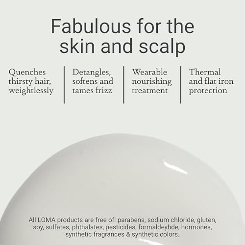 Loma Hair Care Calming Crème - 8 Fl Oz Nourishing Frizz Control & Shine