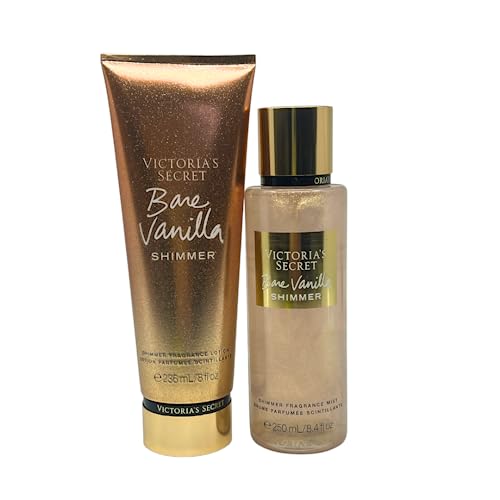 Victoria’s Secret Bare Vanilla Shimmer Body Mist & Lotion Set