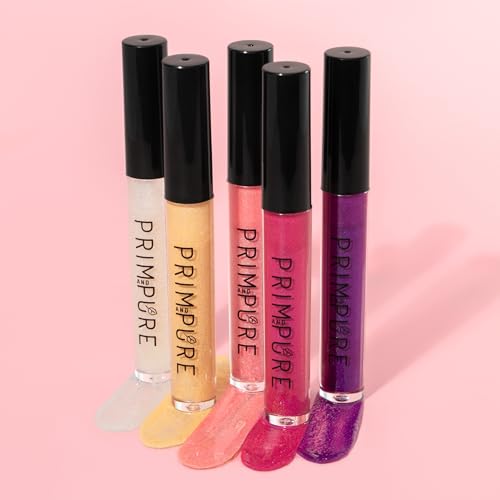Mineral Lip Gloss Set - Natural Organic Non-Toxic Kids Lip Makeup Pack of 5