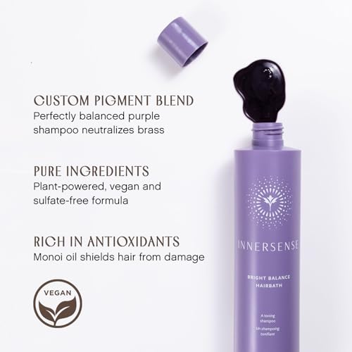 Bright Balance Hairbath Shampoo 2oz Pack of 2 - Organic Silver Toning Shampoo for Blonde & Gray Hair