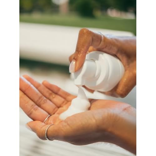 No-Rinse Foaming Hand Wash, 8 fl oz: Waterless, Rinse Free Foam Cleanser Leaves Hands Clean and Moisturized - Cleansing Foam Providing Easy Wipe Off for Elderly, Adults, Camping