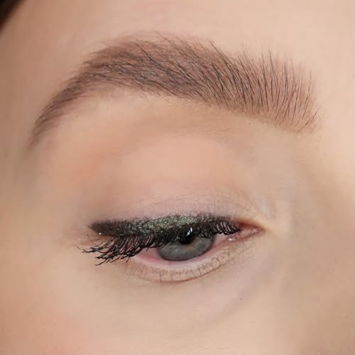 Sandstone Scandinavia Hypoallergenic Waterproof Metallic Eyeliner Pencil ? Green ? Fragrance-Free, Vegan ? Smudge-Proof Eye Liner for Sensitive Eyes