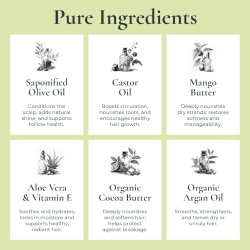 Plastic-Free Hair Care Set with Shampoo & Conditioner Bars - Moisturizing & Nourishing, 3 Pack