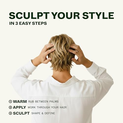 Strong Hold Hair Clay for Short & Medium Hair - Semi-Matte Finish, 90 mL