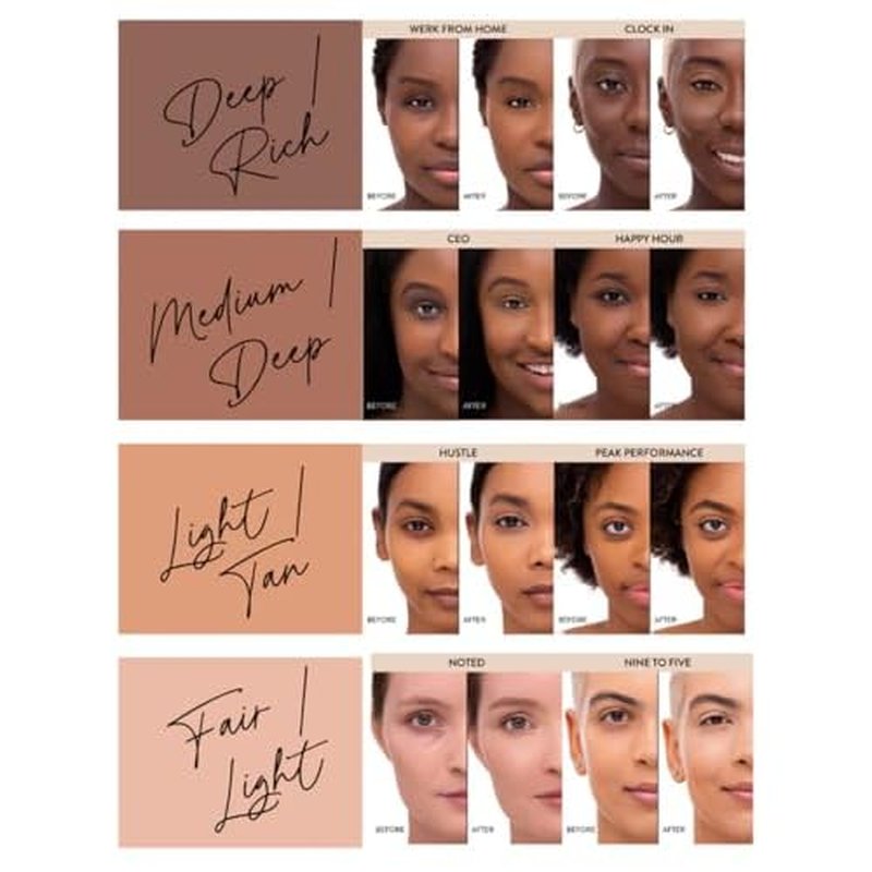 Mented Cosmetics Full-Time Eye Brightening Concealer for Women, Lightweight Full-Coverage Eye Makeup Concealer, Under Eyes Make Up Corrector, Blemishes & Contour, CEO