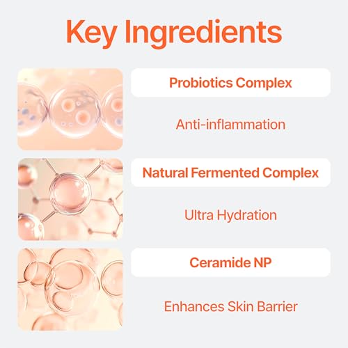 Bifida Barrier Cream Moisturizer for Sensitive Skin with Ceramide Squalane Hyaluronic, 50ml