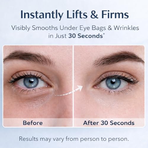 30S Instant Firming Eye Cream & Face Cream | Instant Eye Firming | Smoothes Wrinkles, Reduces Puffy Eye Bags & Fine Lines | Facial Anti-Aging & Wrinkle-Reducing Serum (Unscented)