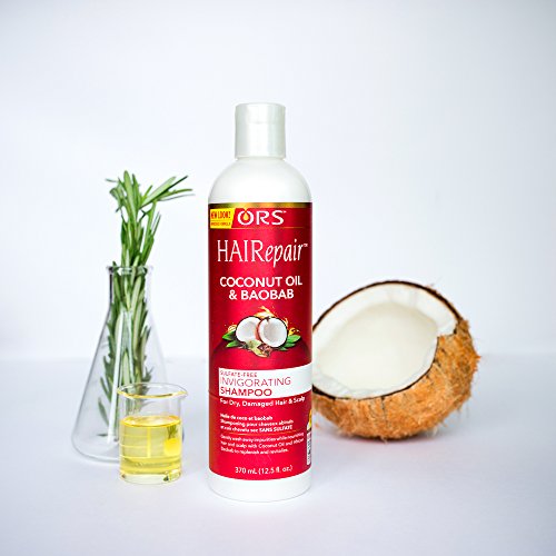 ORS HAIRepair Coconut Oil and Baobab Sulfate-Free Invigorating Shampoo 12.5 Ounce