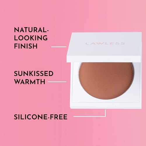 Talc-Free Velvet Matte Bronzer - Blazed by Lawless, 0.37 oz - Natural Sun-Kissed Glow