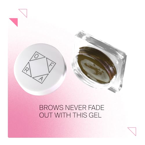 Ofra Semi-Permanent Waterproof Eyebrow Gel - Khaki - 5g - Cruelty-Free & Nourishing