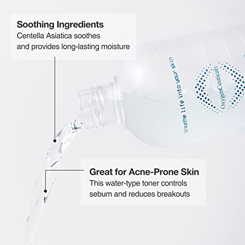 OxygenCeuticals Skin Balancing Toner 4.23 Fl Oz - Hydrating & pH Balancing Facial Toner with Centella, Lavender & Freesia Extracts, for Oily & Combination Skin