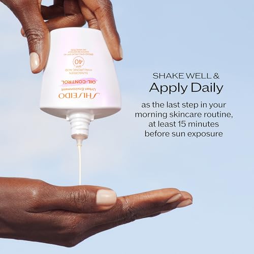 Shiseido Urban Environment Oil-Control Sunscreen 30mL Face Primer SPF40 Hydrating Mattifying