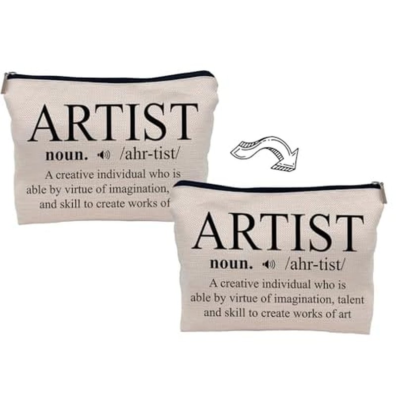 Artist Makeup Bag, Artist Gifts for Women, Best Gifts for Artists, Gifts for Artists, Artist Birthday Gift, Artist Definition Small Makeup Cosmetic Bag for Purse