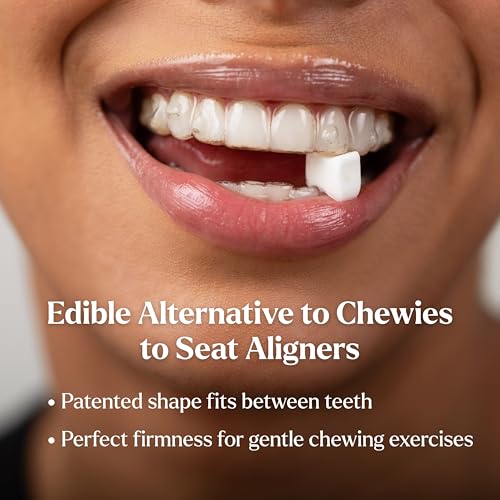 Movemints Clear Aligner Mints - Edible Dry Mouth & Breath Freshener (3 Pack)