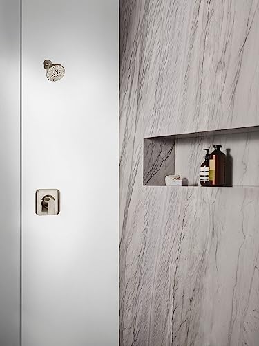 Moen Gibson Brushed Nickel 6-Function Shower Head - 2.0 GPM, Eco-Performance Spray