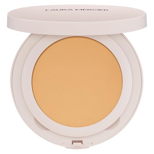 Laura Mercier Ultra-Blur Talc-Free Waterproof Translucent Pressed Setting Powder, 16HR Weightless Wear and Shine Control, Hyaluronic Acid Infused for 24HR Hydration, Natural Finish, Includes Puff