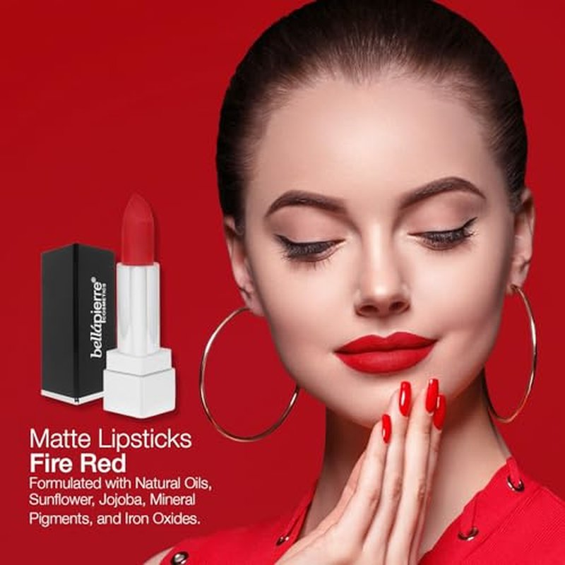 bellapierre Matte Lipstick ? Long-Lasting Mineral Lip Color with Vitamins C & E, Nourishing Formula, Natural Matte Finish, Clean, Paraben-Free, Cruelty-Free ? 0.12 oz ? Incognito