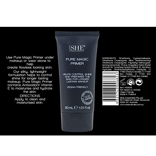 OM SHE Aromatherapy Pure Magic Primer - Minimizes the appearance of pores, helps control shine and prepares the skin for longer-lasting makeup