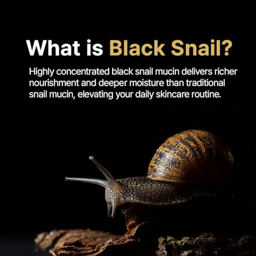 Black Snail & Peptide Moisturizer for Anti-Aging & Skin Elasticity 1.85 Fl Oz