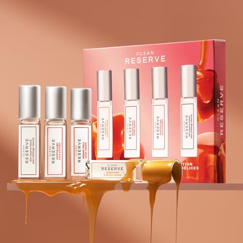 CLEAN Reserve Gourmand Goodies Travel Collection Perfume Set with Minis - Layerable Vegan Fragrances