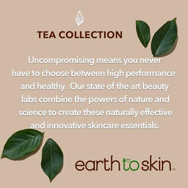 Earth To Skin Tea Time Chamomile Under Eye Cream for Puffiness - Hydrating Eye Bags Treatment with Vitamin C and Vitamin E, Jojoba Oil and Squalane to Smooth and Refresh Delicate Eye Area - 0.75 fl oz