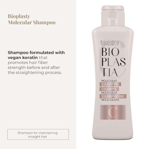 Sulfate & Paraben-Free Molecular Shampoo with Vegan Keratin - 300ml