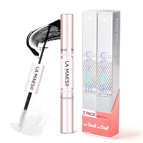La Maesii Lash Bond & Seal Pack 2 - 2-in-1 Eyelash Glue & Sealer 10ml x2