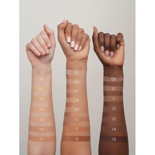 SWEED - Glass Skin Foundation | Long-Lasting Fluid Formula | Hydrate, Moisturize, Lift, Plump, Protect | Vegan, Cruelty-Free, Clean Beauty (12 DEEP N/W)