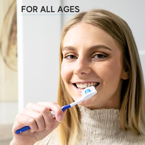 Avistar 104 Pack Mix - Individually Wrapped Med-Soft, Large-Head Disposable Travel Toothbrushes with Covers (4 Colors)
