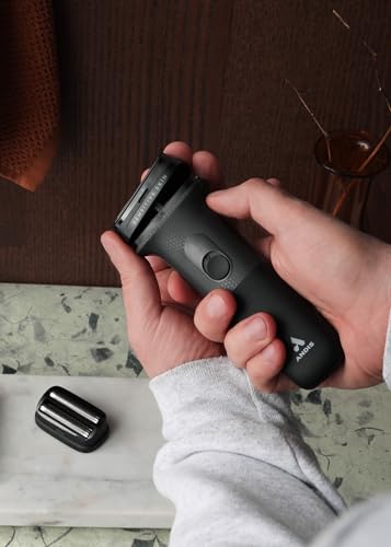 Electric Foil Shaver for Sensitive Skin - Lithium-Ion Battery, 3-Hour Run Time