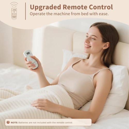 MORFY Portable Bed Warmer with Remote Control, Shoe Dryer & Dual Nozzle, All-Season Climate Control
