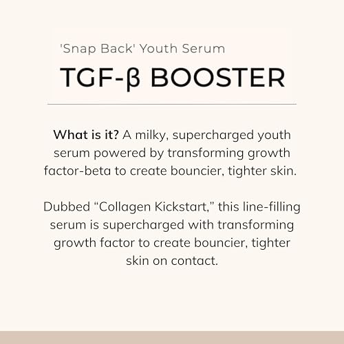 Le Mieux TGF-B Booster - Anti Aging Triple Growth Factor Facial Serum with Hyaluronic Acid & Peptides, Hydrating Face Serum with No Parabens (1 oz / 30 ml)