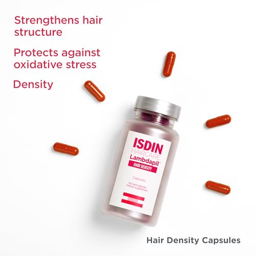ISDIN Lambdapil Hair Density Supplement 60 Count for Thinning Hair - Vitamin & Mineral Complex