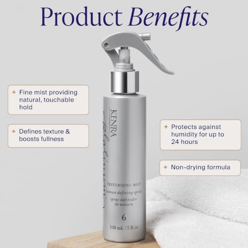 Kenra Platinum Texturizing Mist 6 Oz - Texture & Volume Spray, Humidity Protection