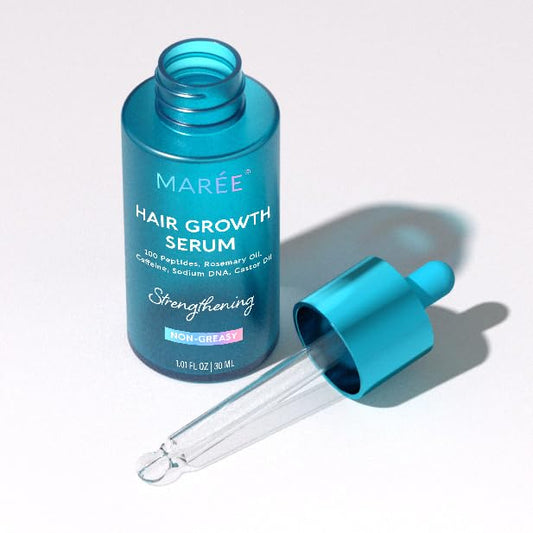 MAREE Hair Growth Serum - Biotin & Caffeine Formula for Smooth Hair and Root Support