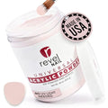 Revel Nail Universal Acrylic and Dip Powder, Salon Pro Size 16 oz (453 g) Refill Jar for Overlays and Extensions, Cool Pink, Made in USA